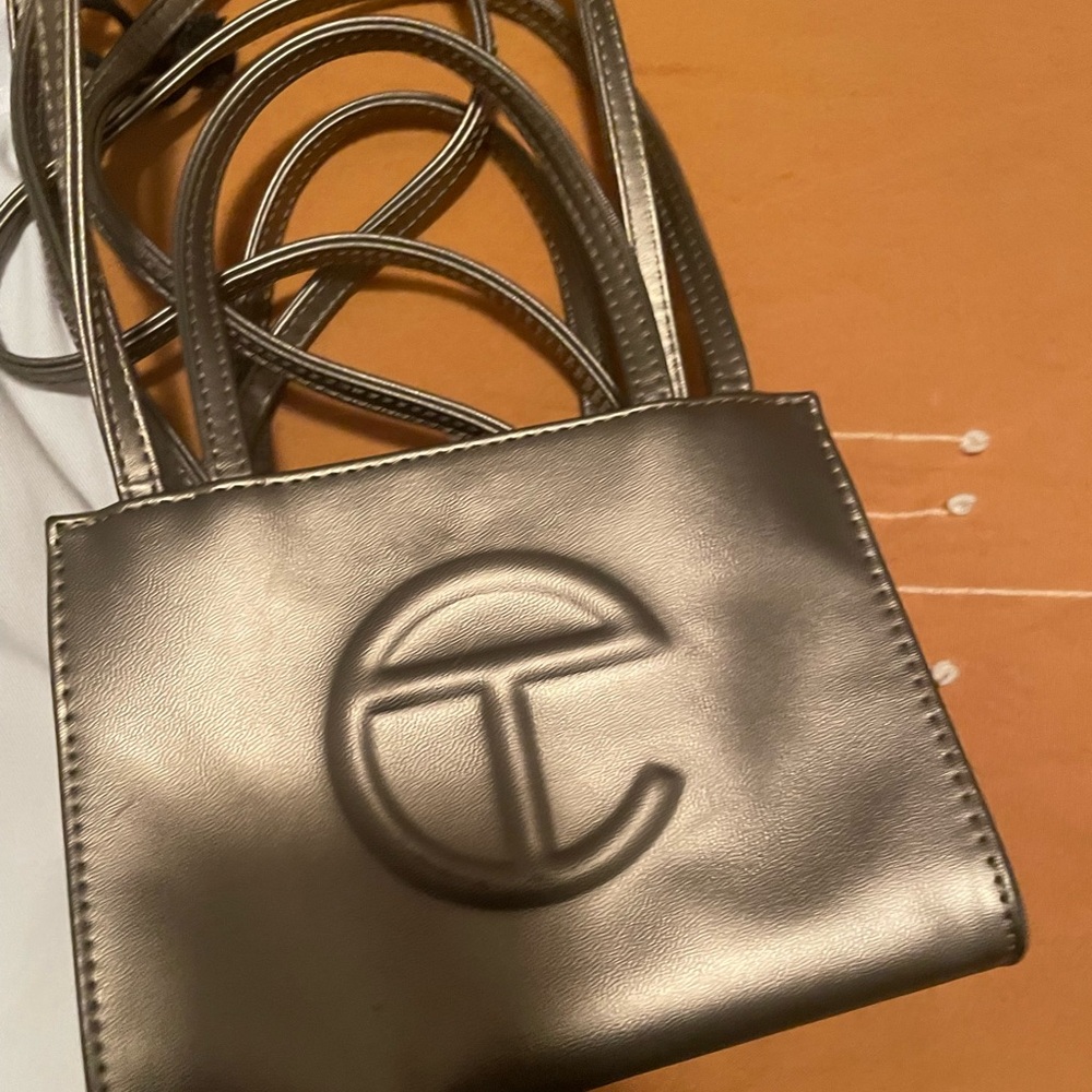 Beautiful, Bronze Telfar, Mini!!!! Perfect for on the go!